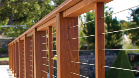 Feeney CableRail is an ideal solution for adding a steel cable railing system to your deck.