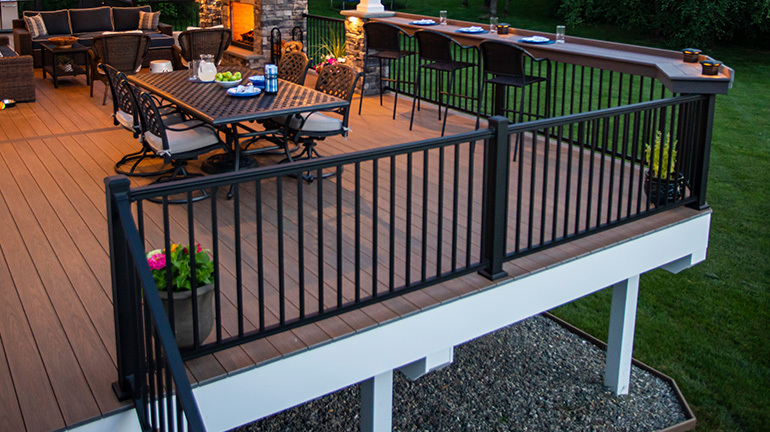 Key-Link deck railings are made in the USA with quality craftsmanship and timeless style