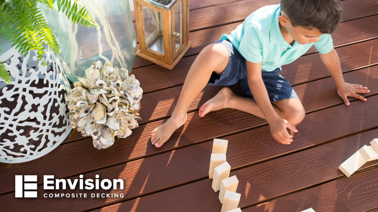 Shop the beautiful, lasting looks of Envision decking.