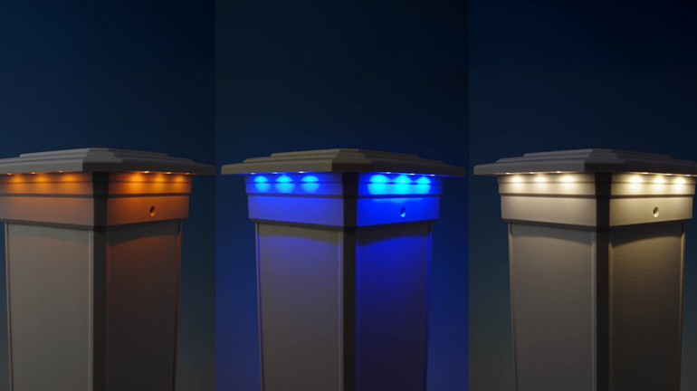 Ultra Bright Decksdirect, Led Light Post Caps