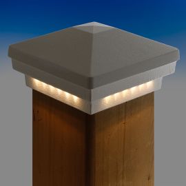 Premium Cast LED Post Cap Light by Dekor - DecksDirect