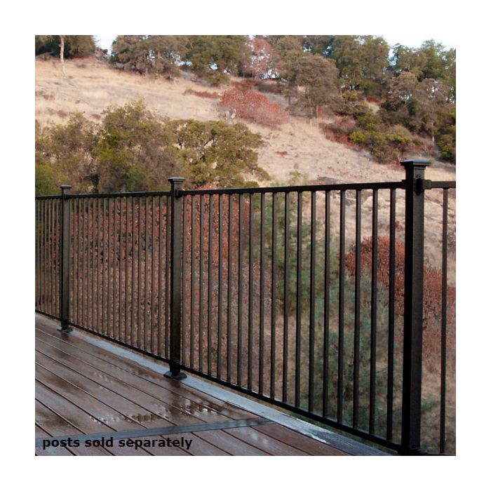 Wrought Iron Deck Railing Panel, Outdoor Metal Railing Systems