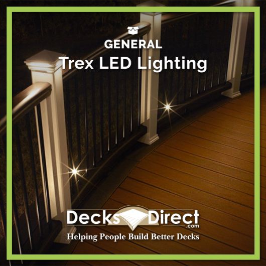 Recessed Low Voltage LED Riser Light by Trex in 2023