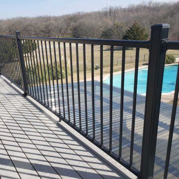 8-foot Revival Railing kits make it easy to cover large decks without too many posts breaking up your view