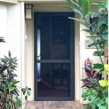 A PCA Screen Door creates a beautiful, inviting entryway