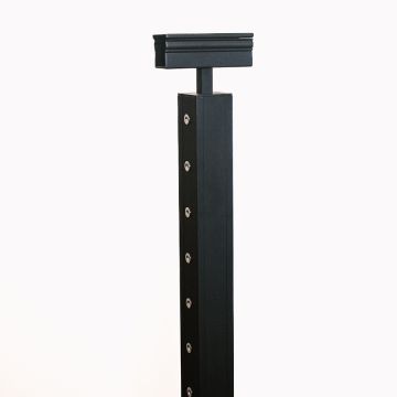 Key-Link Horizontal Cable Crossover Posts create a seamless top rail across your railing