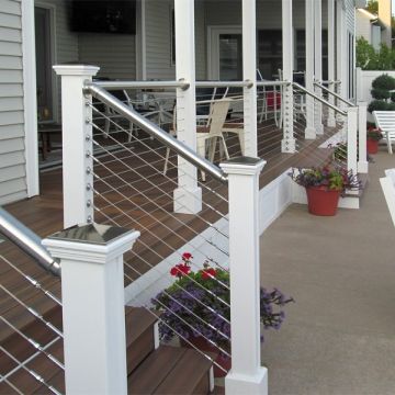 The RailEasy™ Nautilus Top Rail Tube offers a modern look for your outdoor space.