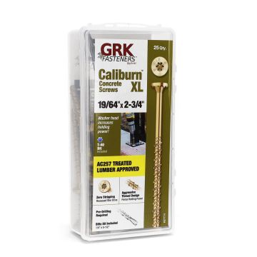 Caliburn™ XL Concrete Screws By GRK Fasteners 