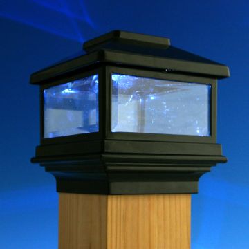Solar Post Cap Light by Deckorators illuminate your outdoor space to help keep family and friends safe from trips and falls.