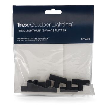 6-Way Splitter by Trex Deck Lighting - 4 pack
