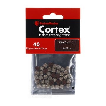 Loose Cortex Plugs for Trex Decking by FastenMaster