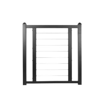Fortress H-Series Gate in Black Sand