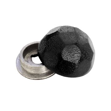 Hammered Dome Cap Nut by OZCO Ornamental Wood Ties