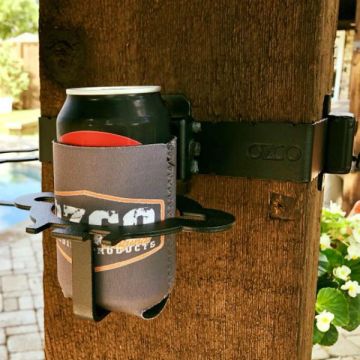 Phone/Beer Holder Hanger Accent by OZCO Ornamental Wood Ties - installed