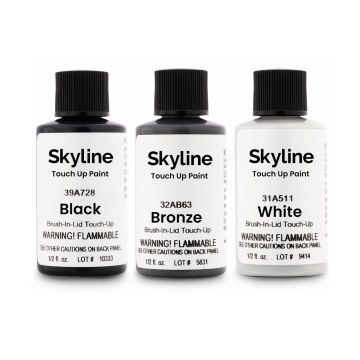 Skyline Touch-Up Paint is available in all three Skyline colors