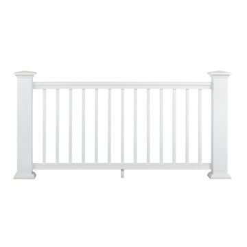 The stately TimberTech Trademark Top Rail, shown with the rest of the TimberTech Classic Composite Railing System (sold separately)