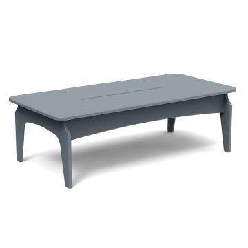 The TimberTech Invite Collection Conversation Table, shown in Storm Gray
