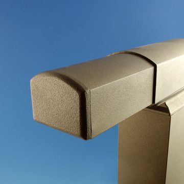 Skyline Top Rail End Plug - Bronze Fine Texture
