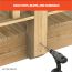 Flat Head Multipurpose Screws are ideal for wood-to-wood connections in your deck framing