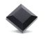 A top view of the powder-coated aluminum Skyline Flat Top Post Cap in Black Fine Texture