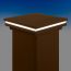 Low Voltage Downward Post Cap Light for Trex Post Sleeves by LMT Mercer Group - Fire Pit