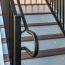 The Post Return's distinctive candy cane shape creates an easy-to-grasp finish at the end of your handrail