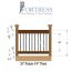 Mega Series Square Basket Baluster by Fortress Iron - Installation Diagram