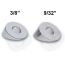 Choose from the 3/8 in or 9/32 in beveled washer size to complete your 1/8 inch thick Feeney CableRail setup. Choose from the 9/16 in or 9/32 in beveled washer size to complete your 3/16 inch thick Feeney CableRail setup.
