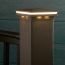 Add a beautiful touch of light around your deck posts with the Ornamental LED Post Cap Light for AFCO by LMT Mercer.