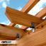 Ironwood Rafter Clips by OZCO Ornamental Wood Ties in High Velocity