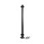 A 2x2 Corner Post for Fortress FE26 Steel Railing, shown in Black Sand