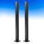 DesignRail® Aluminum Newel Post Kit by Feeney - Black - Right Side Newel Quick-Connect Post Kit - 36 in