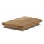 Amherst Inset Demi-Top Post Cap by Acorn Deck Products-3-5/8 in x 5-5/8 in (4x6 Wood Post)-Cedar-Natural Wood