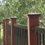 Ipe Post Cap by Acorn Deck Products - Amherst - 5-5/8 inch - Installed