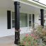 AFCO Natchez Aluminum Column Post Kits - Installed - Black
