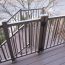 Baluster Gate For Key-Link American Railing, shown in Textured Bronze
