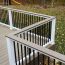 Designed to support your flat drink rail, the TimberTech by Azek Top Rail for Drink Rail is installed under the drink railing for a secure base. Shown in the White finish. Deck board to place on top is sold separately.