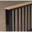 The TimberTech by AZEK Top Rail for Drink Railing supports the drink rail from below.