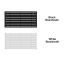 Black and White color samples of Boardwalk Privacy Screen by Barrette.