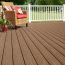 The Cabin finish of the Fiberon Good Life composite decking line perfectly ties together your outdoor space with your patio and deck furniture. 
