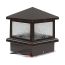 Sirius LED Post Cap Deck Light by Aurora Deck Lighting-Bronze-4-7/16 in