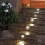 Create a glowing pathway with Recessed LED Angled Lights by Dekor.