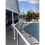 Skyline Cable Intermediate Baluster Kit - White Fine Texture - Installed on customers deck