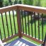 Dekor Square Aluminum Balusters paired with Dekor Square Casey Collar Balusters
