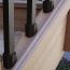 Square End Cap Baluster Connectors by Dekor - Stair - Installed