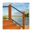 DesignRail® Aluminum Stair Rail Kit by Feeney - Installed on wood posts - Full