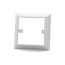 Flat Rail Surface Adapter by Aurora Deck Lighting - White Backside