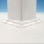 Adjustable Post Skirts by Durables - White