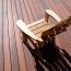 Barrette Siesta decking, shown in Brazilian Cherry, has a blend of organic tones to create a natural look of wood.