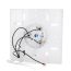 Electrical Base Plate Socket Converter By Aurora Deck Lighting - 110v - 12v - 5-9/16 in